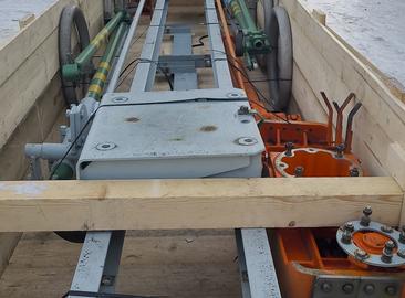 Dismantling of electrical equipment from the 400 kV substation at the Mělník power plant