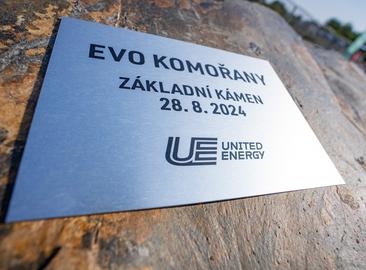 Ceremonial opening of the construction of the waste-to-energy plant at the Komořany heating plant
