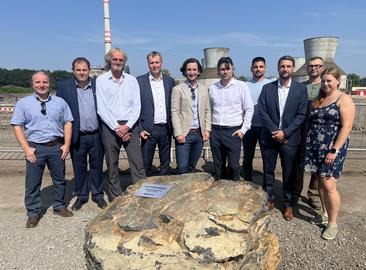 Ceremonial opening of the construction of the waste-to-energy plant at the Komořany heating plant