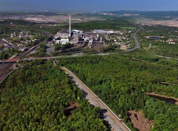 Ceremonial opening of the construction of the waste-to-energy plant at the Komořany heating plant