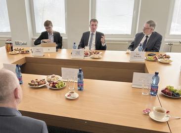 Visit of the Minister of Industry and Trade to I&C Energo a.s.