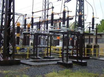 Elevation of a part of the 110 kV substation r00