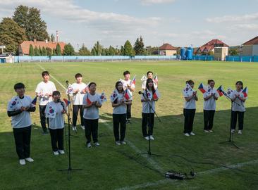 Collaboration with Korean volunteers