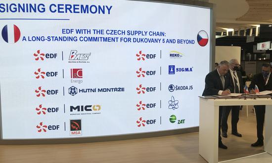 Signing of a memorandum of cooperation with EDF