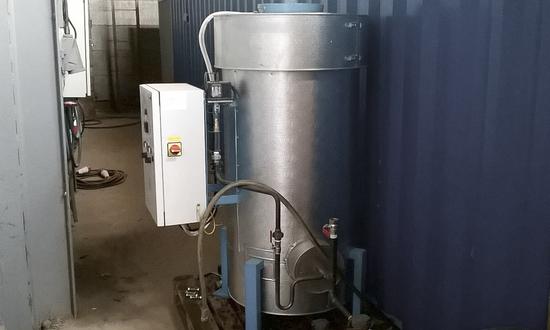 Production and installation of steam superheater