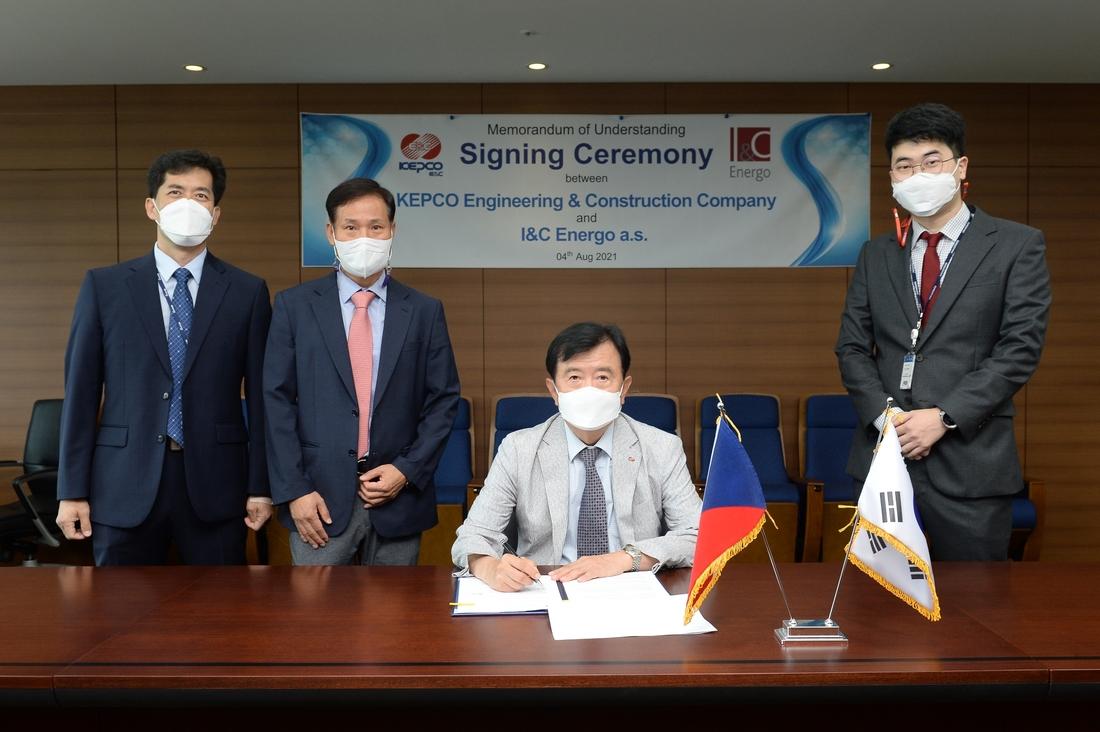 I&C Energo and KEPCO E&C sign MoU to cooperate on Dukovany 5 New Nuclear Power Plant Construction Project