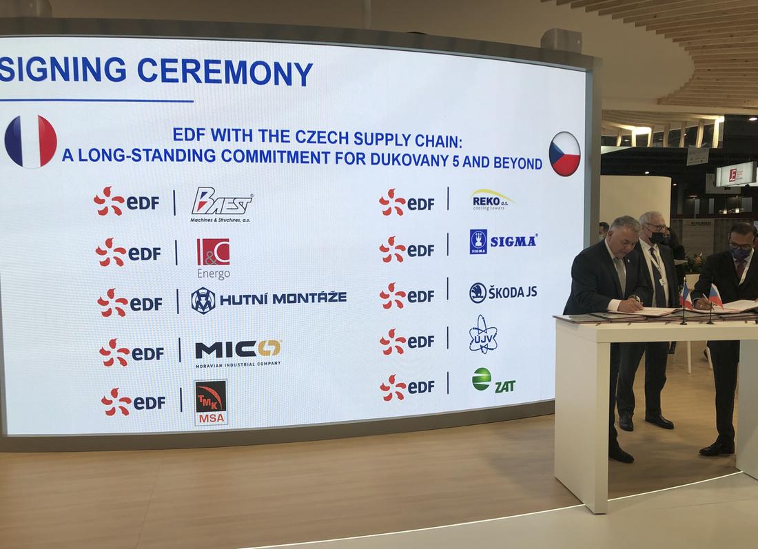 Signing of a memorandum of cooperation with EDF