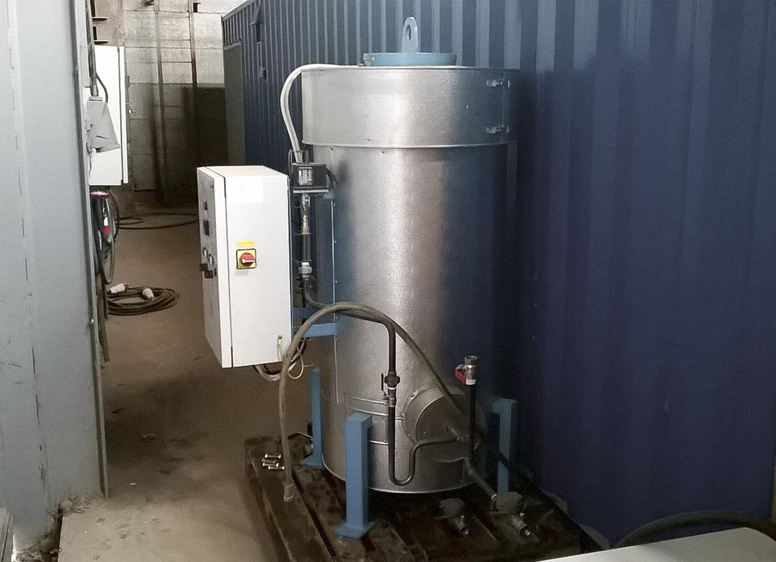 Production and installation of steam superheater