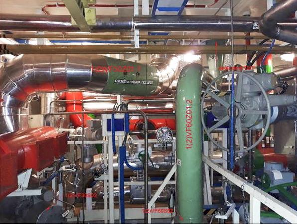 Replacement of quick-acting valves outside and inside the containment unit at the Temelín NPP