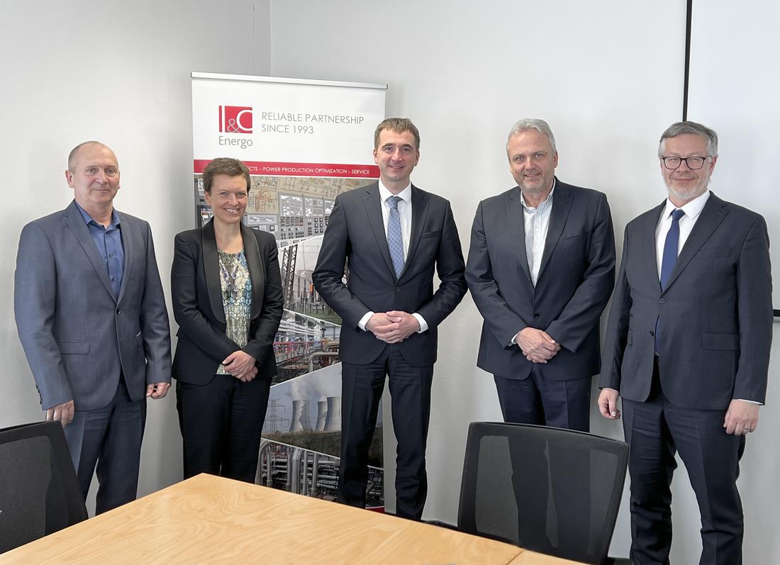 Visit of the Minister of Industry and Trade to I&C Energo a.s.